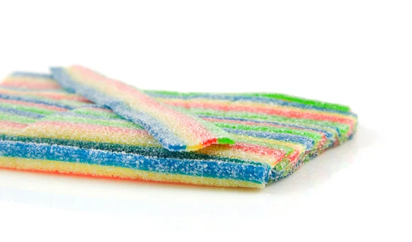 Colorful sour chew candy — Stock Photo, Image