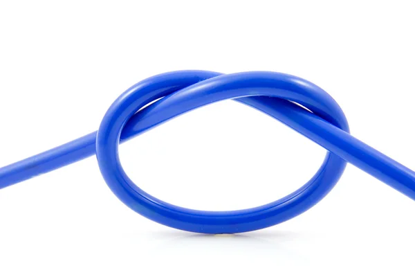 Niebieski węzeł w zbliżenie — Zdjęcie stockowe
