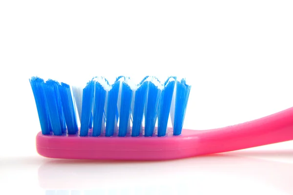 Escova de dentes rosa — Fotografia de Stock