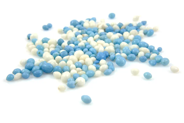 Blue and white mice sprinkles — Stock Photo, Image