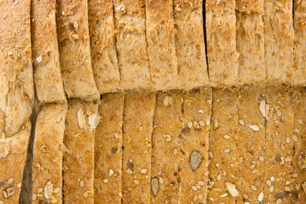 Standing slices bread — Stock Photo, Image