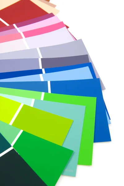Color samples for painting — Stock Photo, Image