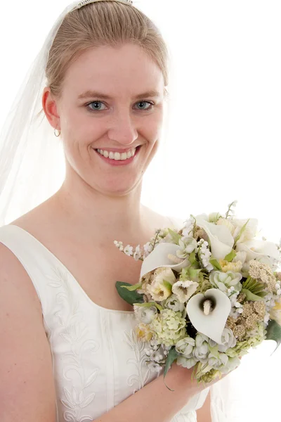 Retrato de uma noiva — Fotografia de Stock