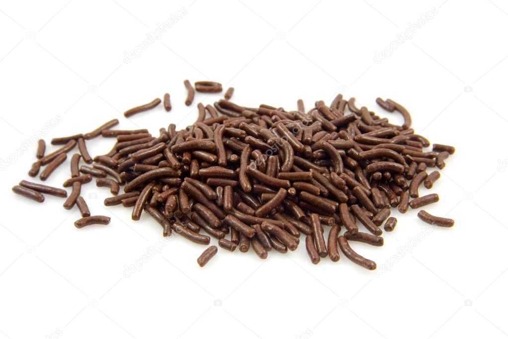 Pile op Dutch chocolate sprinkles — Stock Photo © sannie32 3210595