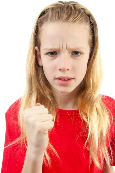 Wütendes Mädchen — Stockfoto