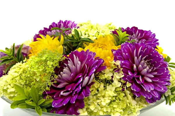 Blomsterarrangemang med dahlia — Stockfoto