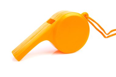 Orange soccer flute clipart