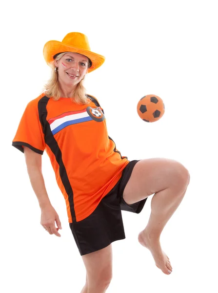 オランダ サッカー サポーター — ストック写真