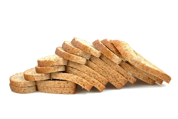 Fatias pão castanho — Fotografia de Stock
