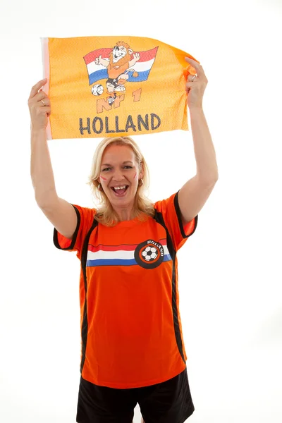 Supporter le football néerlandais — Photo