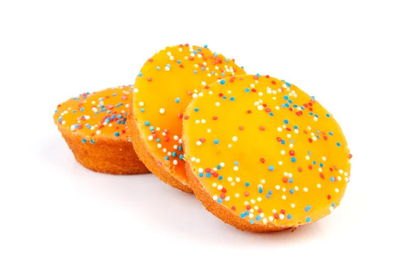 Biscotti torta arancione — Foto Stock