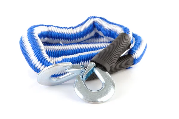 Stock image Blue and white towing rope