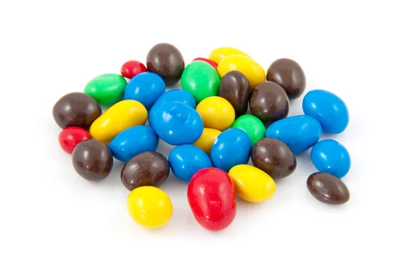Barevné čokoládové bonbóny — Stock fotografie