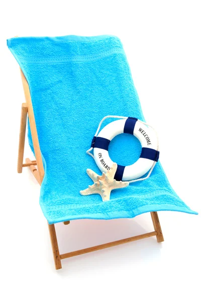 Beach chair — Stock Photo, Image