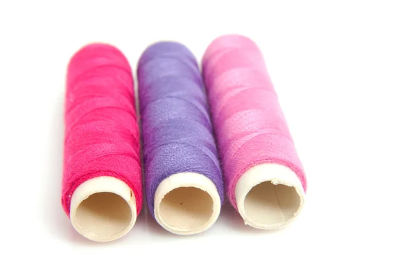 Equipamento de costura rosa — Fotografia de Stock