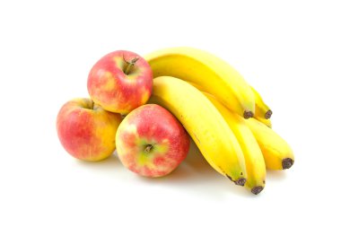 Apples and bananas clipart