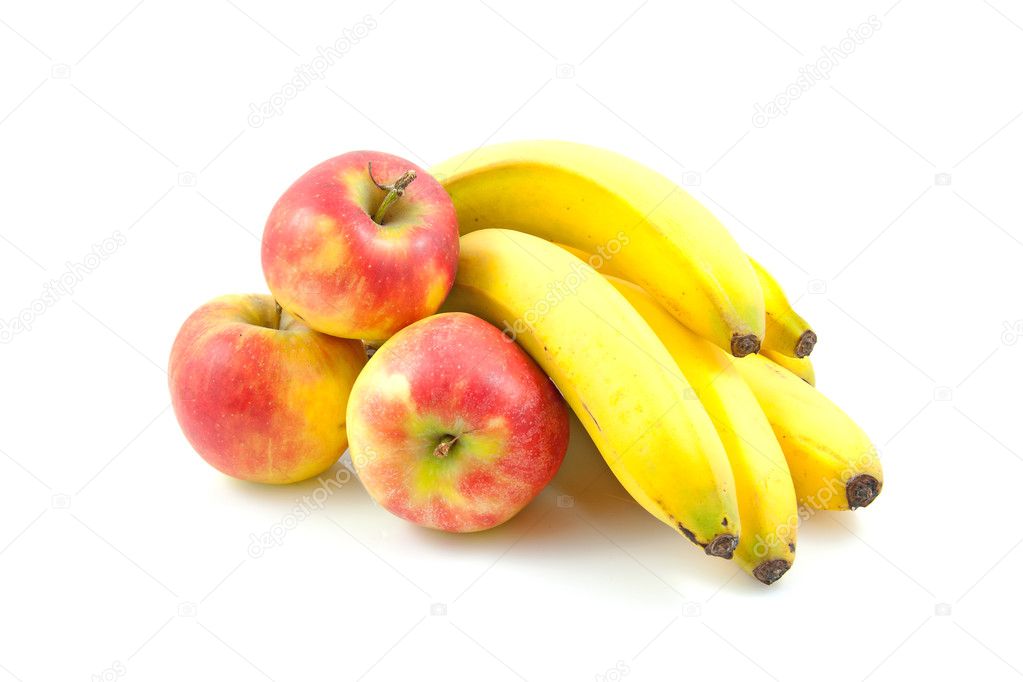 Apples and bananas — Stock Photo © sannie32 #3647892