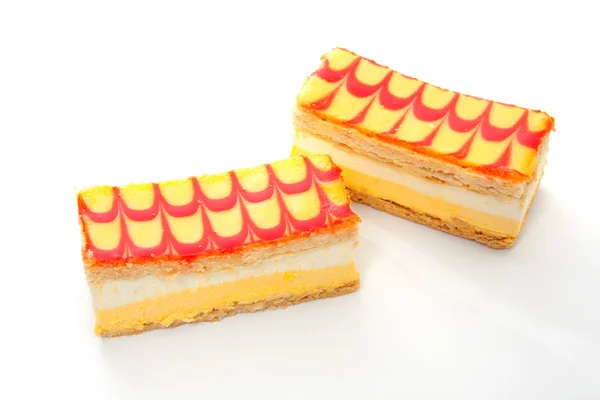 Dos deliciosos pasteles Tompouce — Foto de Stock