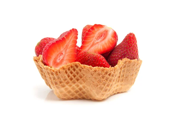 Strawbery десерт — стокове фото