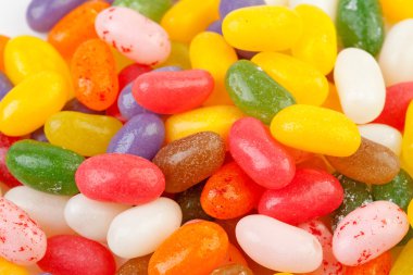 Background of colorful jelly beans candy clipart