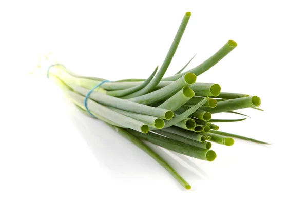 Bunch of fresh spring onions — Stock Photo, Image