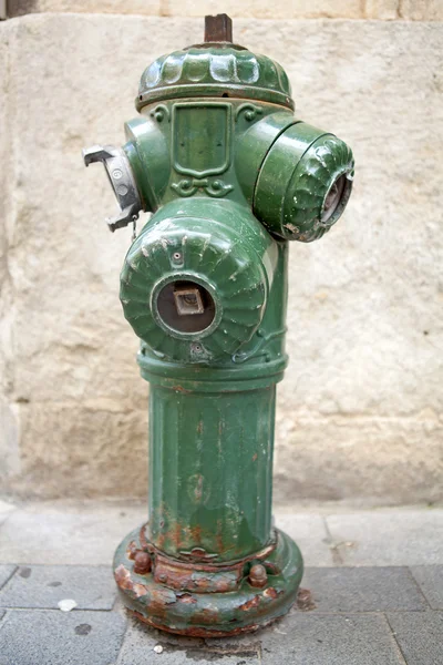 stock image Green fire hydrant