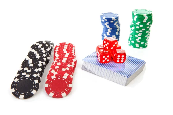 Покерный отдых — стоковое фото