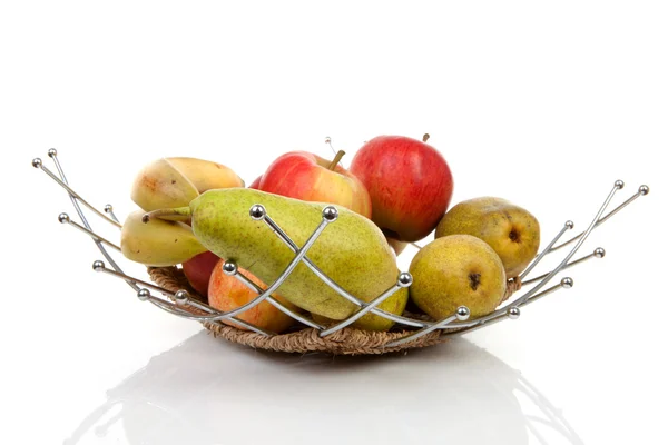 Healthy fruit basket — Stock Photo, Image