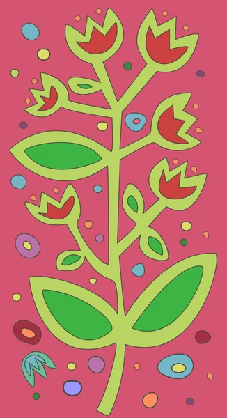 Квіти візерунком — стоковий вектор
