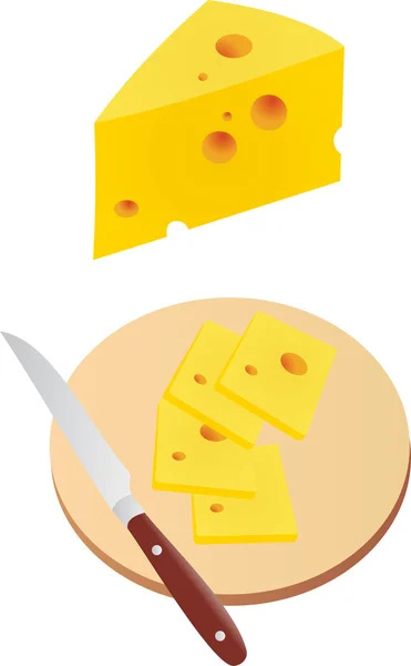 奶酪矢量 — 图库矢量图片