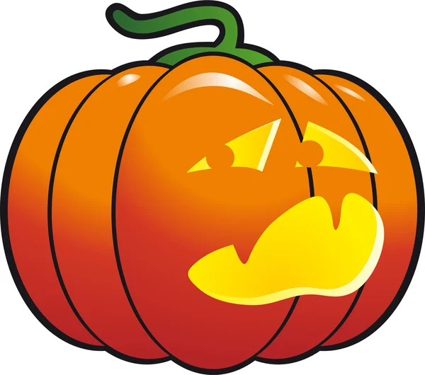 Halloween vector de calabaza — Vector de stock