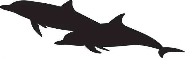 Wektor delfinów — Wektor stockowy