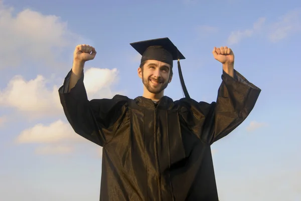 Nadšený absolvent — Stock fotografie