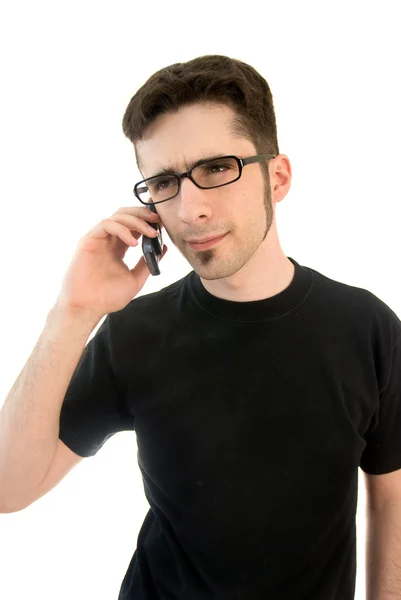 Man on cell phone — Stock Photo, Image