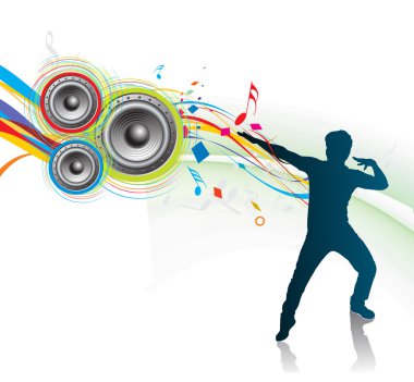 Music composition clipart