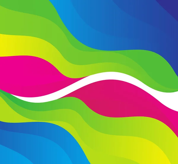 Abstrato arco-íris cores onda —  Vetores de Stock