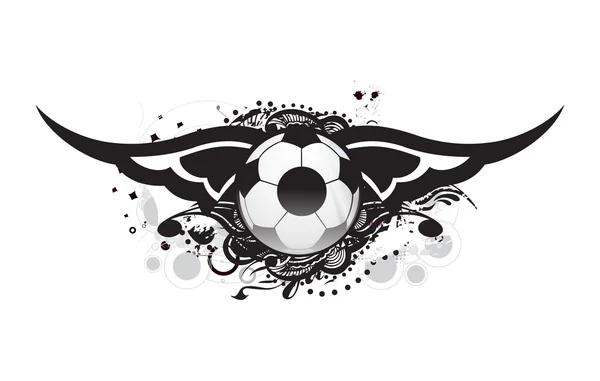 サッカーのバナー デザイン — ストックベクタ