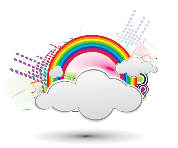Rainbow background — Stock Vector