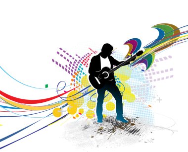 Music theme clipart