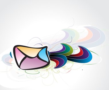 E-mail concept design clipart