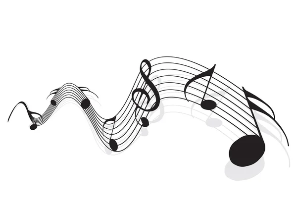 Notes de musique — Image vectorielle