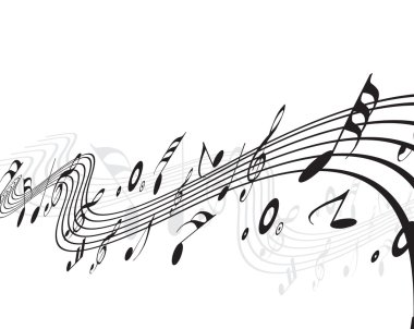 Music notes clipart