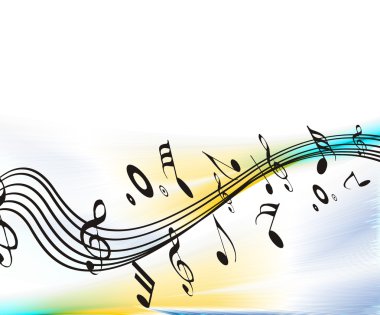 Music theme clipart