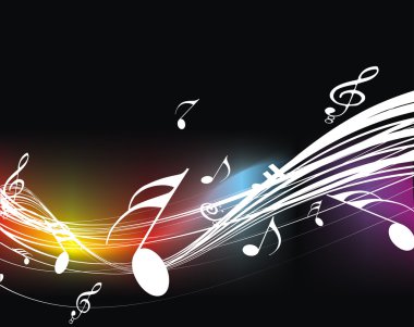 Music theme clipart