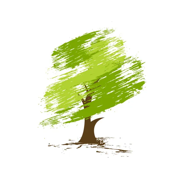 Green eco tree — Stock Vector