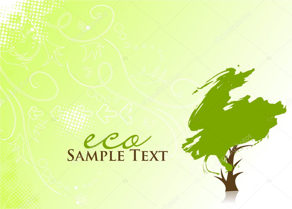Green eco tree