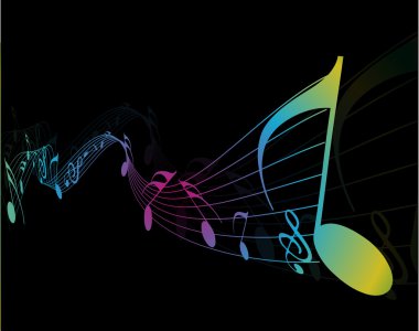 Music theme clipart