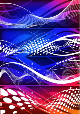 Abstract wave element clipart