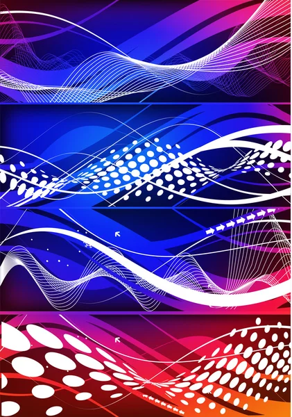 Abstract wave element — Stock Vector