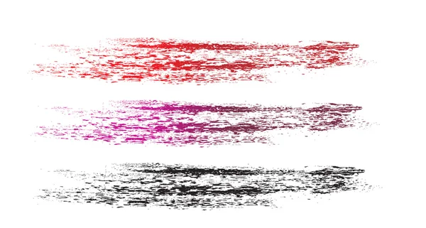 Ligne de brosses Grunge — Image vectorielle
